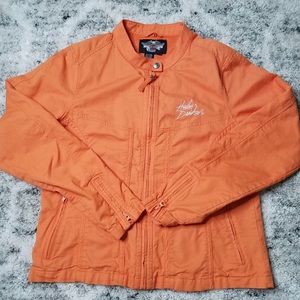 Harley-Davidson Orange Embroidered Wings Mesh